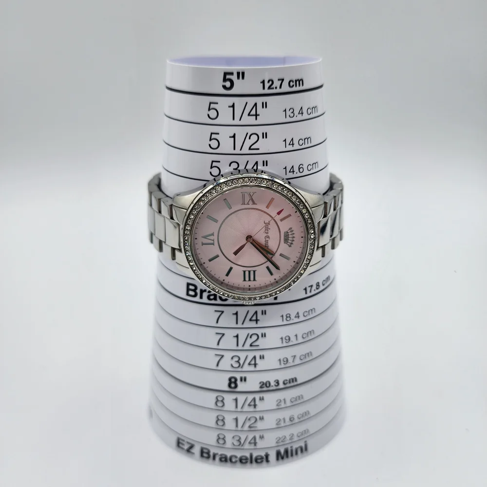 Juicy Couture Silver and Pink Watch